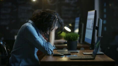 Frustrated woman