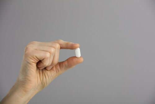 A pregabalin tablet.