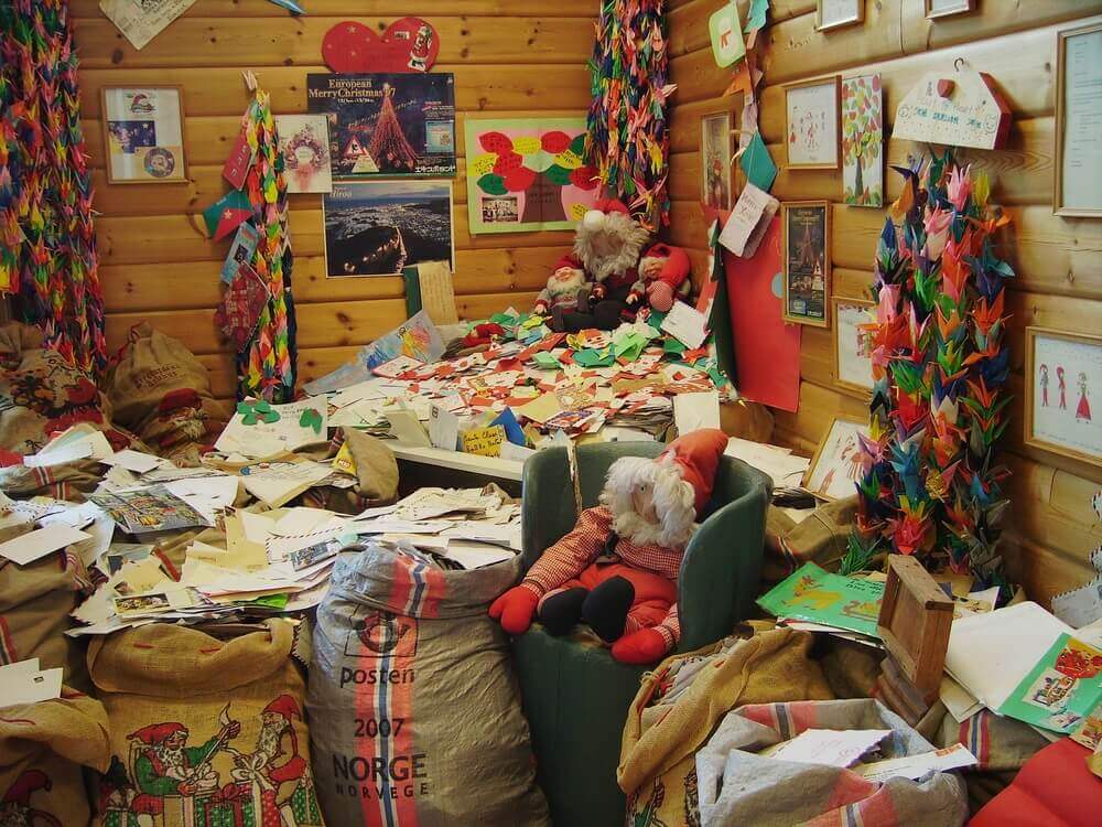 A very messy home.