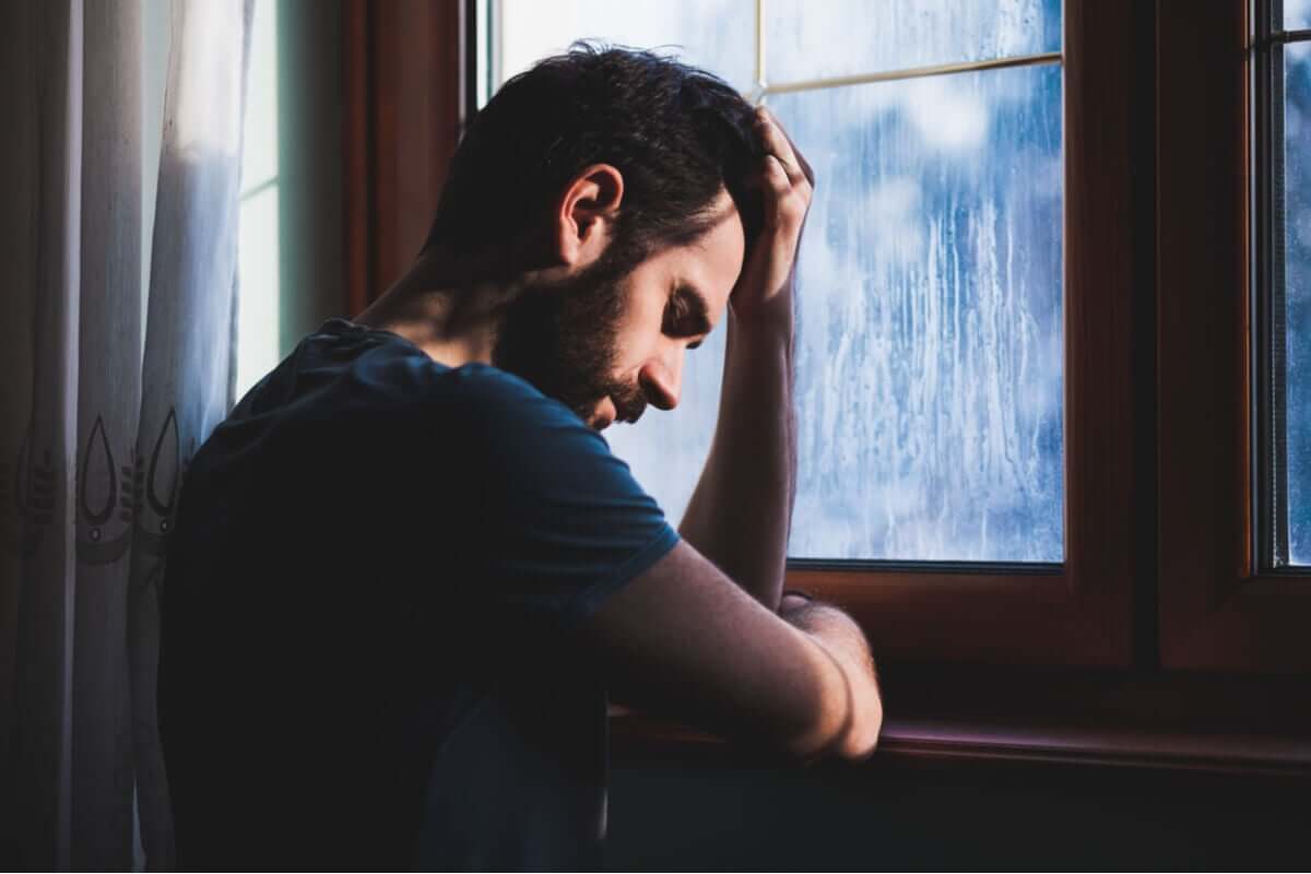 A mean feeling depressed.