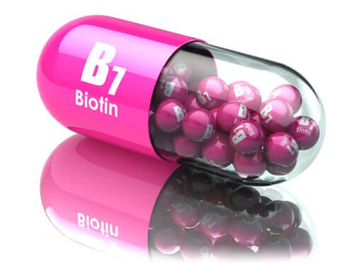 Vitamin B7: Eine Biotin-Kapsel