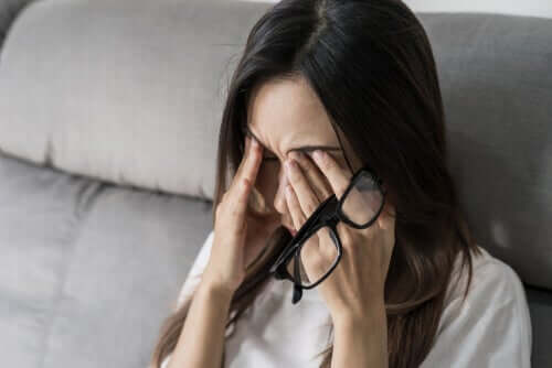 Antidepressiva - depressive Frau