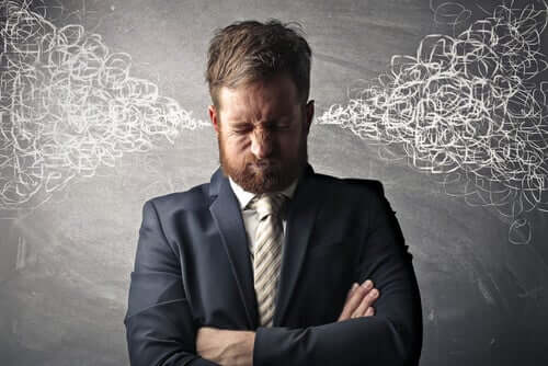 A man who doesn't know how to control his anger.