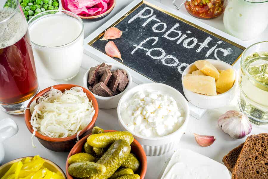 Fødevarer med probiotika