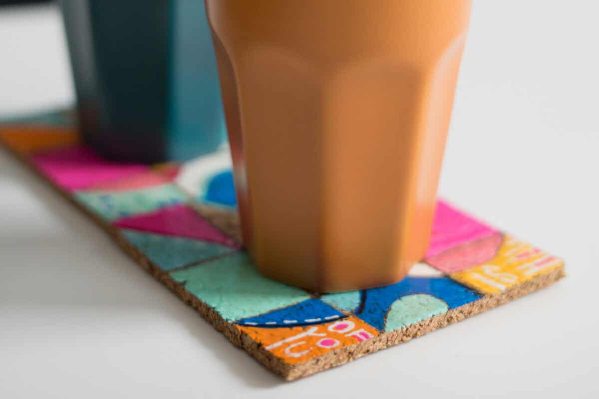 Glas på dækkeserviet
