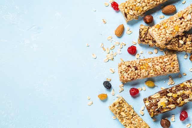 Homemade energy bars.