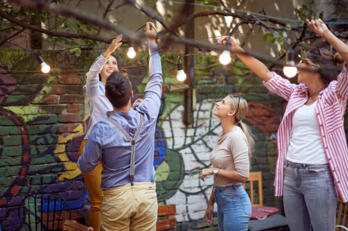 Organisation einer Sommerparty - Outdoor-Deko