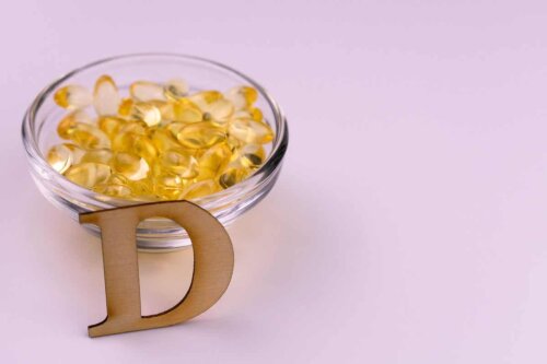En skål med vitamin D.