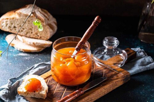 A jar of marmalade.