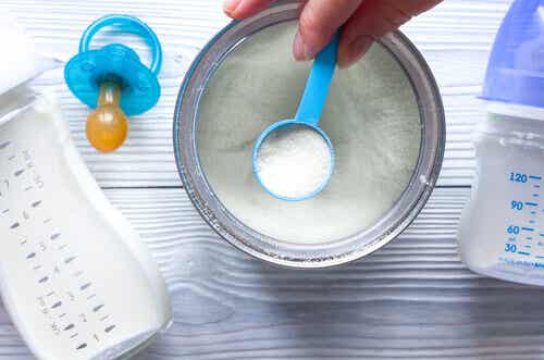 A can of baby formula.