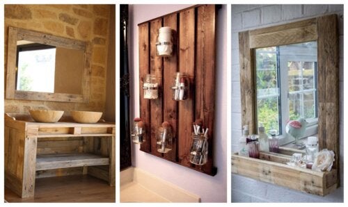 How to Decorate the Bathroom with Wooden Pallets