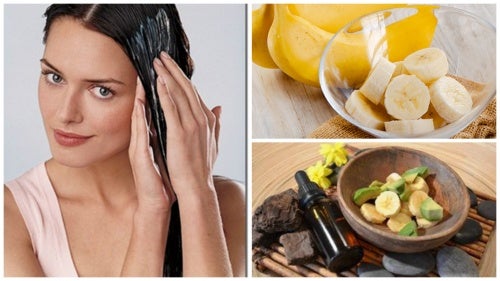 Get Silky Shiny Hair with this Banana and Avocado Hair Mask