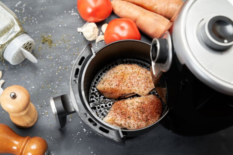 How to Make Juicy Browned Chicken Breasts In An Air Fryer