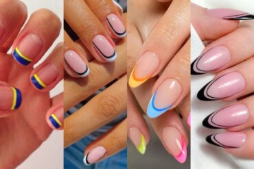 16 Trendy Double Line French Nails Models