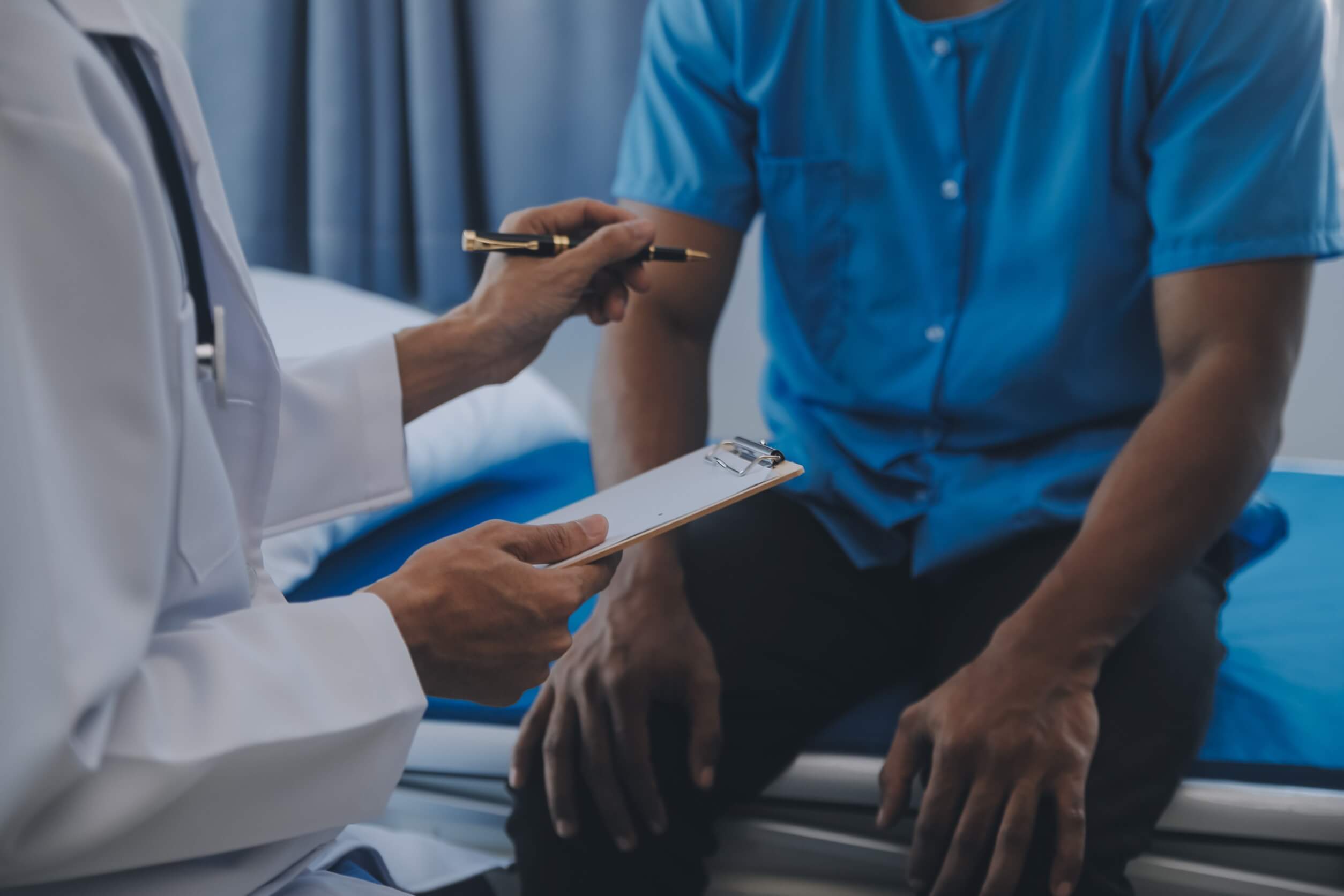 medical support in a private medical clinic